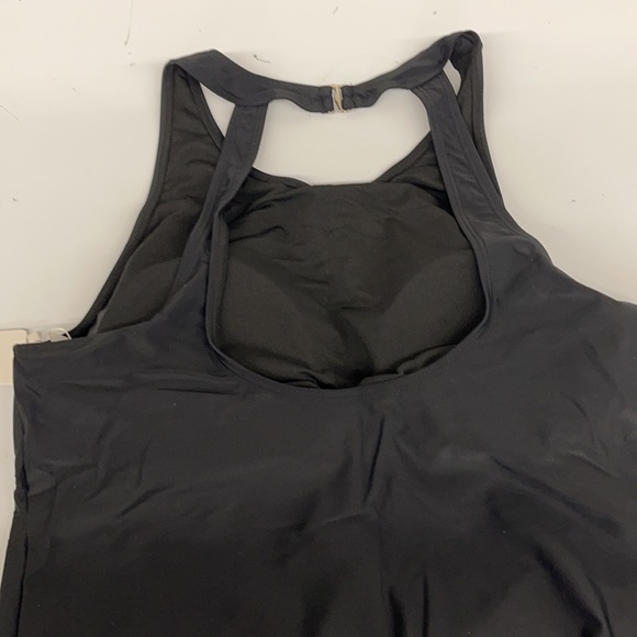 NWT Holipick tankini black high neck top leopard print bottoms swimsuit sz XL - Picture 7 of 16